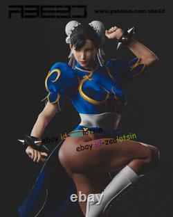 3Versions Chun-Li 3D Print Figure GK Model Kits Unpainted Unassembled GK 4Sizes