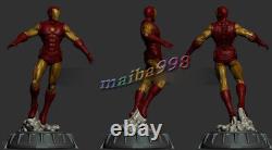 4Sizes Iron Man 3D Printing GK Figure Model Kits Unpainted Unassembled 1/8 1/6