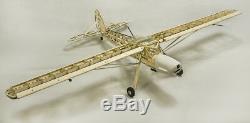 63 Balsawood Electric Airplane Fi156 Storch Model Kit Unassembled for Adults