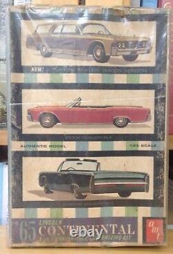 AMT 125'65 Lincoln Continental 3 in 1 Kit No. 6415-200, Opened Box, Complete