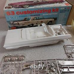 AMT 63 Chevy Impala SS Convertible Original Issue Model Kit 06-713-149 1/25 READ