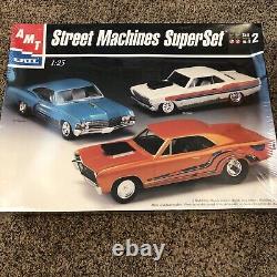 AMT ERTL Street Machines SuperSet Model Kit (3) Cars F/S In'1999 Rare