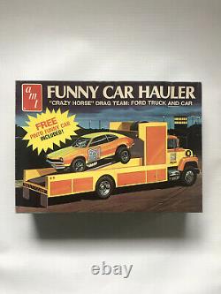 AMT Funny Car Hauler Crazy Horse Drag Team Truck & Pinto Model READ DESCRIPTION