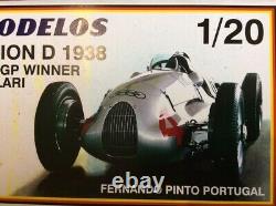 AUTO UNION D 1938 Nuvolari's Donington winner 1/20 unassembled model kit FPPM
