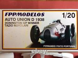 AUTO UNION D 1938 Nuvolari's Donington winner 1/20 unassembled model kit FPPM