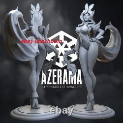 Ahri Bunny 3D Printing Unassembled Unpainted Resin Model Kits Garage Kits