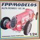 Alfa Romeo 12C Nuvolari GP 1936 winner Vanderbilt FPPM 1/24 unbuilt model kit