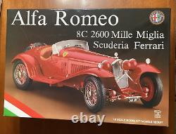 Alfa Romeo 8C-2600 Mille Miglia 1934 Pocher 18 scale Unassembled Model Kit#81