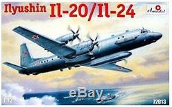 Amodel 72013 1/72 Free Shipping! Il-20/24 (ilyushin Design Bureau) model kit