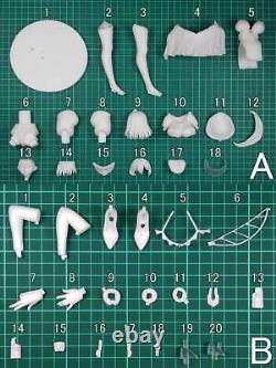 Anime Cattleya Unpainted GK Model Unassembled Figure Blank Resin Garage Kit 25cm