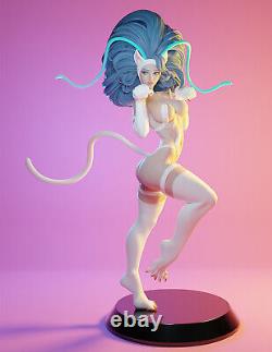 Anime Felicia Unpainted GK Model 3D Printed Figures Unassembled Blank Resin Kits