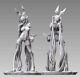 Anime Step-girl Alice Figure Unpainted GK Model 3D Printed Unassembled Resin Kit