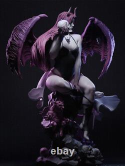 Anime Succubus Figures Unpainted Model 3D Printed Unassembled Blank Resin Kits