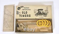 Antique Old Timers Modeling Kits Set Of 4! HM Hudson's Unassembled Boxed