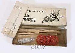 Antique Old Timers Modeling Kits Set Of 4! HM Hudson's Unassembled Boxed