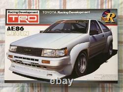 Aoshima 124 Scale TRD Toyota Corolla Levin AE86 Plastic Model Kit Unassembled