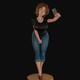 Aunt Cass Big Hero 6 Model Kit Painted/Unpainted 3d Print GK Statue