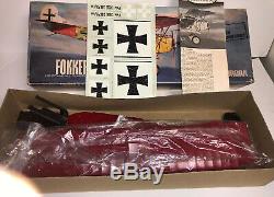Aurora Focker D-7 1/19 Scale Model. No Cement. 1971. Unassembled. Kit # 398-400