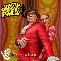 Austin Powers Diorama Unpainted Unassembled 3D printed Resin Model Kit GK2