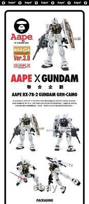 BANDAI MG 1/100 AAPE RX-78-2 Gundam ver 3.0 GRN-CAMO model kit