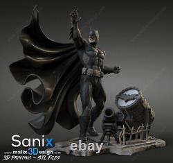 BATMAN 3D PRINTED Unpainted/Unassembled Garage Kit 12in/30cm