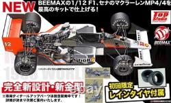 BEEMAX BX12002 1/12 Formula Series Monaco Grand Prix MP4/4 1988 Champion