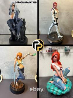 Barbarella Model Kit Painted/Unpainted 3d Print GK Statue