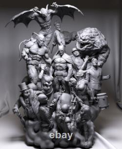 Batman his many enemies Sculpture Statue Model Kit Unpainted/Unassembled