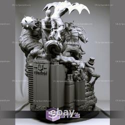 Batman his many enemies Sculpture Statue Model Kit Unpainted/Unassembled