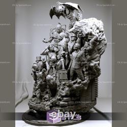 Batman his many enemies Sculpture Statue Model Kit Unpainted/Unassembled