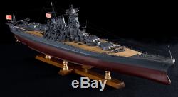 Battle Ship YAMATO 1/250 Scale Unassembled Wooden Diecast Model Kit Complete Set