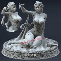 Beauty Girl Unpainted 15cm H Model Kit Unassembled 3D Print Garage Kit GK Statue