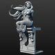 Black Cat Unpainted Resin Model Kits Unassembled 3D Printed 1/6 Scale 28cm