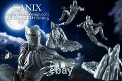 Black Panther Marvel Resin Sculpture Statue Model Kit Unpainted/Unassembled