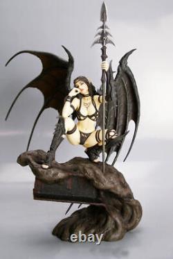 Black Tinkerbell Fantasy Girl Luis Royo 1/6 Unpainted Figure Model Resin Kit