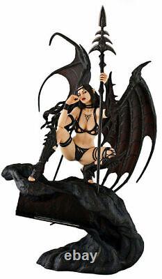 Black Tinkerbell Fantasy Girl Luis Royo 1/6 Unpainted Figure Model Resin Kit