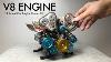 Building A V8 Engine Model Kit Full Metal Car Engine Model Kit