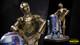 C3PO and R2D2 Diorama Unpainted Unassembled 3D printed Resin Model Kit GK2