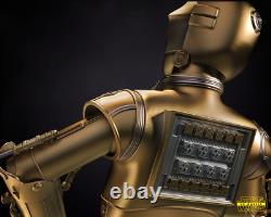 C3PO and R2D2 Diorama Unpainted Unassembled 3D printed Resin Model Kit GK2