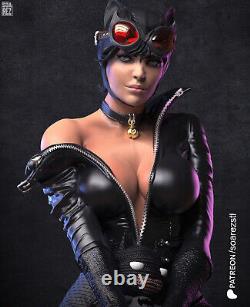 CATWOMAN 3D Printing Unassembled Unpainted Resin Model Kits Garage Kits