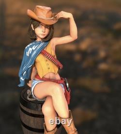 COWGIRL LIV Unassembled Unpainted Resin 1/8 Scale Model Kits Garage Kits Recast
