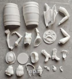 COWGIRL LIV Unassembled Unpainted Resin 1/8 Scale Model Kits Garage Kits Recast
