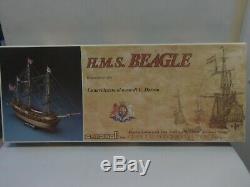 C. MAMOLI 164 scale H. M. S. BEAGLE Wooden Kit. UNASSEMBLED