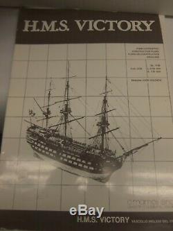 C. MAMOLI 190 scale H. M. S. VICTORY Wooden Kit. UNASSEMBLED