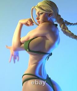 Cammy Street Fighter Unassembled Unpainted 14 Scale 3D Printed Model Kit GK
