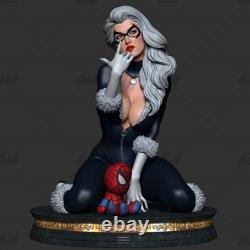 Catwoman Unassembled Unpainted 3D Printing Resin Model Kits Garage Kits