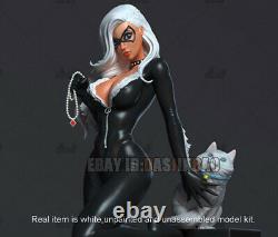 Catwoman With Safe Box Unpainted 1/6 Figure 3D Print Model Unassembled H32cm GK