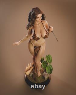 Cavewoman Model Kit Unpainted 3d Print GK Statue