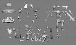 Chainsaw Man Resin Model Kits Unpainted 1/6 36cm Unassembled 3D Printed