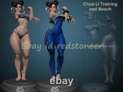 ChunLi Street Fighter 3D Print Unpainted 1/6 Resin Figure Model Kits Unassembled